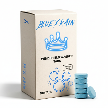 Blue X Rain Windshield Washer Tablets (100 Tabs)