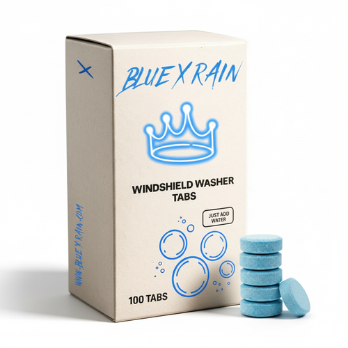 Blue X Rain Windshield Washer Tablets (100 Tabs)