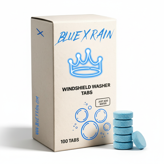 Blue X Rain Windshield Washer Tablets (100 Tabs)
